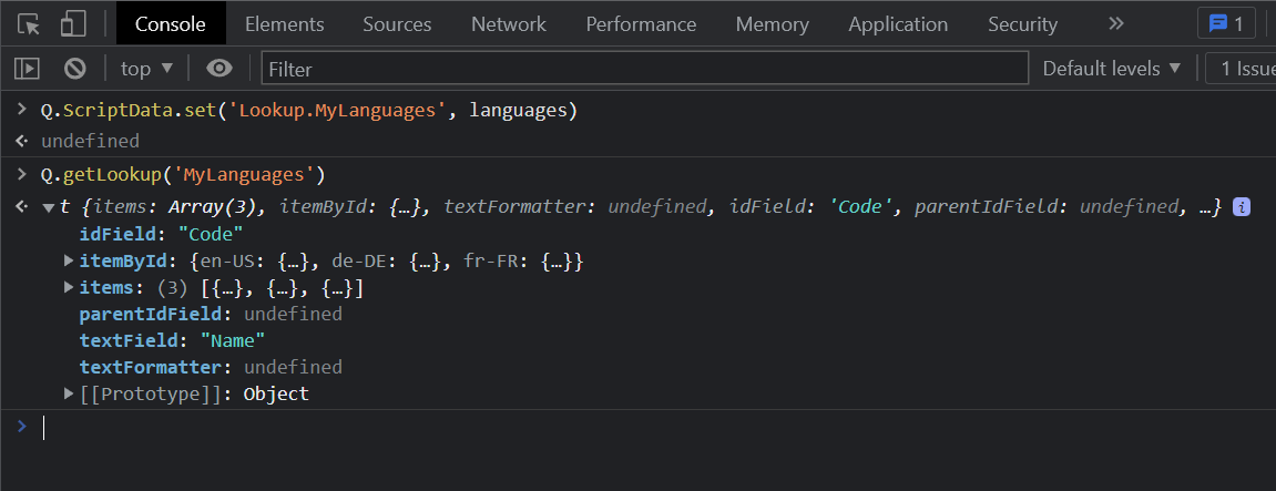 ScriptData Lookup Register