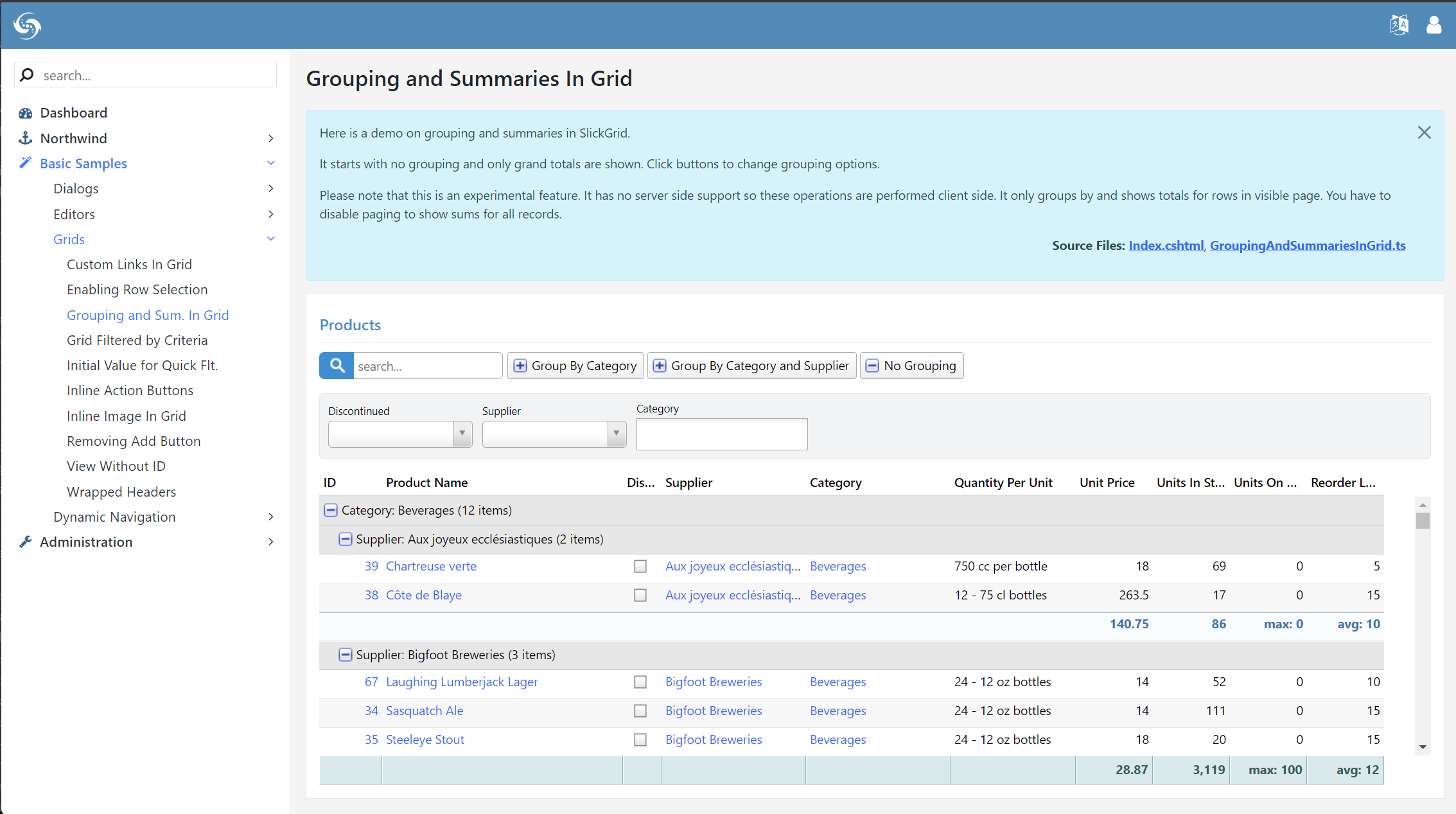 Basic Samples Module