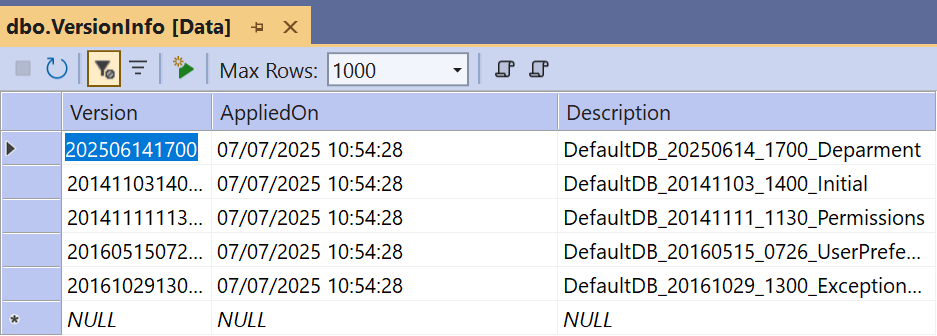 Migration Screenshot