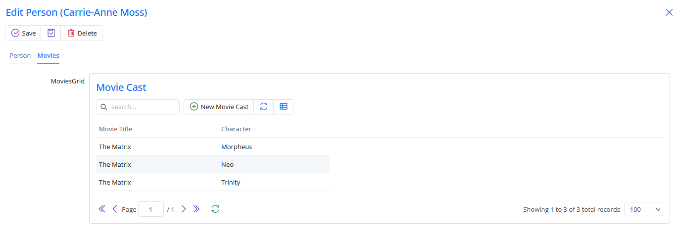Person with Movies Unfiltered