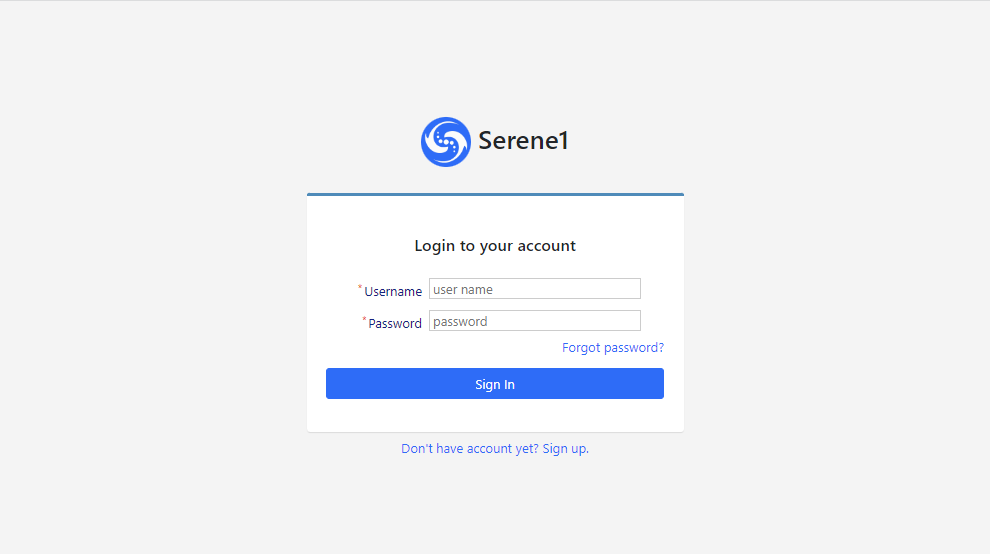 Login Screen