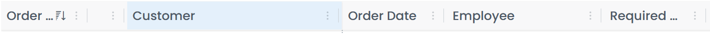 Header Filter Buttons Hidden
